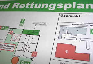 Flucht- und Rettungsplan 2